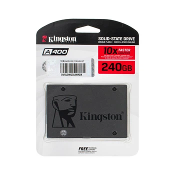 Жесткий диск 2.5" SSD 240Gb Kingston SSDNow A400 Series, SA400S37/240G (2Ch), TLC, SATA-III 6Gb/s Rev3.0, зап/чт. - 350/500мб/с (2341064)
