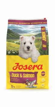 Сухой корм Josera Mini Junior with Duck & Salmon. Мини Юниор с уткой и лососем для мелких пород 3 кг