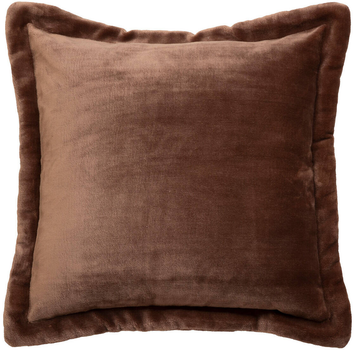 Poduszka dekoracyjna Atmosphera Cuddly brązowa 53x53 cm (3560232955518)