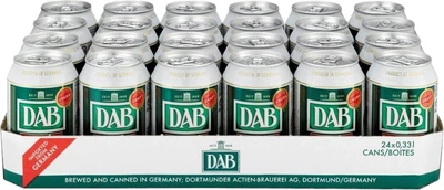 Упаковка пива DAB світле фільтроване 5% 0.33 л x 24 шт. (4001982163222_4001982097923_4053400206493)