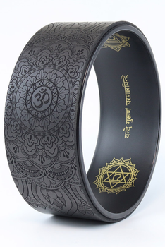Колесо для йоги фитнеса пилатеса круг для спины Lita PU Mandala
