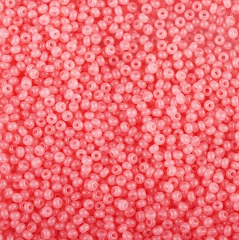 Бісер чеський Preciosa 02191, алебастровий, рожевий (10 г)