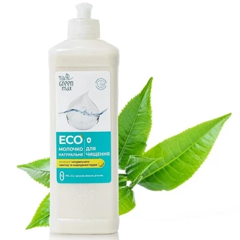 Эко молочко для очистки загрязнений на кухне Green Max 500 мл