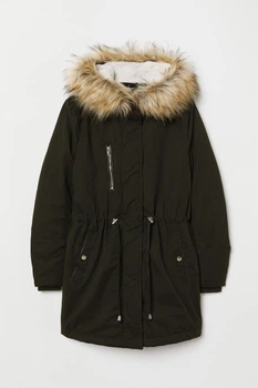 Парка H&M XS черный 6935088