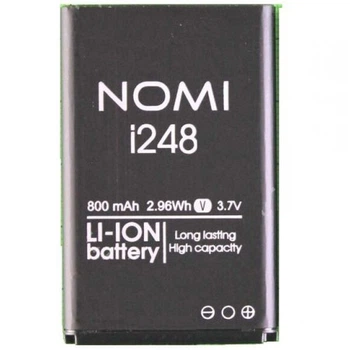 Аккумулятор NB-248 для Nomi i248 (Аналог Усиленный) 1200mAh