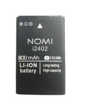 Аккумулятор NB-2402 для Nomi i2402 (Аналог Усиленный) 1200mAh