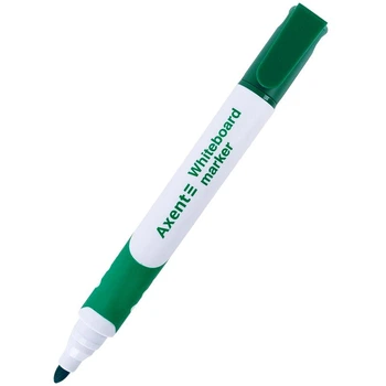 Маркер Axent Whiteboard Comfort Grip 2 мм круглый зеленый (2552-04-a)