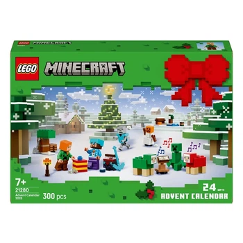 Новогодний адвент календарь Майнкрафт LEGO Minecraft Advent Calendar 2025 (21280)