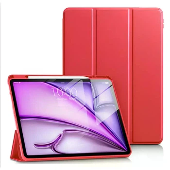 Чехол Smart Case для iPad 11 (A16, 11", 2025) / iPad 10 (10.9" 2022-2024) красный red с местом под стилус