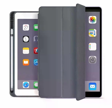 Чехол Smart Case для iPad 5 (2017)/ 6 (2018)/ 9,7" / Air / Air 2 / Pro 9,7" серый charcoal grey с местом под стилус