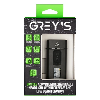 Велосипедная фара Grey's 2600lm 6700mAh GR10230