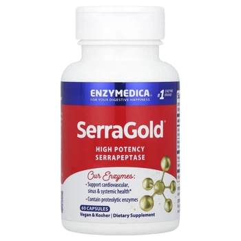 Серрапептаза для серця Enzymedica (High Activity Serrapeptase) 100000 SPU 60 шт