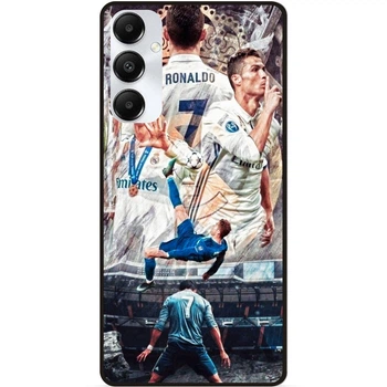 Силиконовый бампер чехол Candy для Samsung S24 Plus с рисунком Роналдо Ronaldo