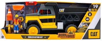 Zestaw mini Funrise CAT Plac budowy Wywrotka z figurką i akcesoriami ze światłem i dźwiękiem 83458 (021664834589)