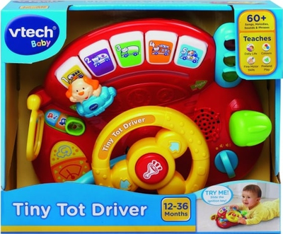 Інтерактивна іграшка Vtech Tiny Tot Driver 80166603 (англійська версія) (3417761666036)