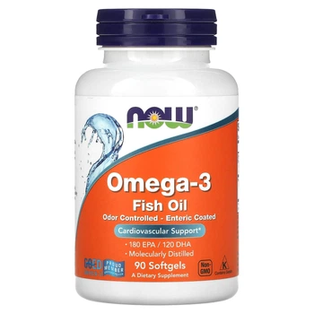 Омега-3 Now Foods підтримка серця (Omega-3 180 EPA/120 DHA) 90 шт