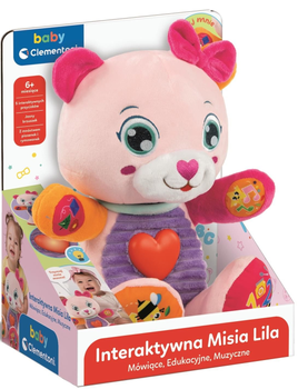 Інтерактивна м'яка іграшка Clementoni Baby Misia Lila 50387 (8005125503872)