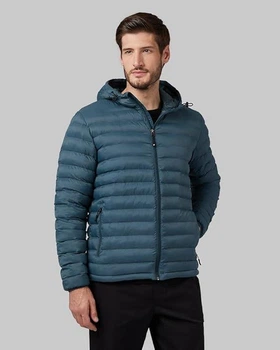 Легкая нейлоновая куртка (Еврозима) 32 Degrees Lightweight Poly-Fill Packable Hooded Jacket Color: Thunderhead (T4FM6031PRT-0GT) L