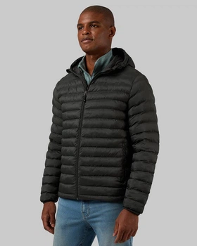Нейлоновая легкая куртка (Еврозима) 32 Degrees Lightweight Poly-Fill Packable Hooded Jacket Color: Rosin (T4FM6031PRT-634) M