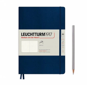 Блокнот Leuchtturm1917 Середній, темно-синій, крапка