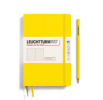 Блокнот Leuchtturm1917, Paperback B6+, Лимонний, Крапка