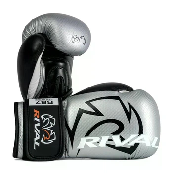 Боксерские перчатки Rival RB7 Fitness Plus L 16 унций (RB7-Silver/Black-XL)