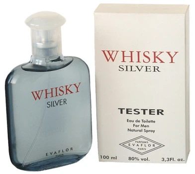 Туалетная вода для мужчин Evaflor Whisky Silver Tester 100 мл