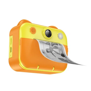 Камера для дітей HOCO DV204 1200 mAh 0.3Mpx Dual-camera children printing camera Yellow (6942007638647)