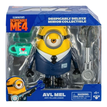 Ігрова фігурка міньйона Мел з Нікчемний я 4 Minions Despicable Me 4 Agent Mel Figure 14 см (59297)