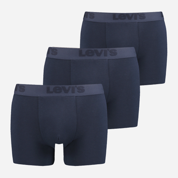Набор трусов боксеров мужских хлопковых Levi's 905045001-002 S 3 шт Navy (8718824883526)