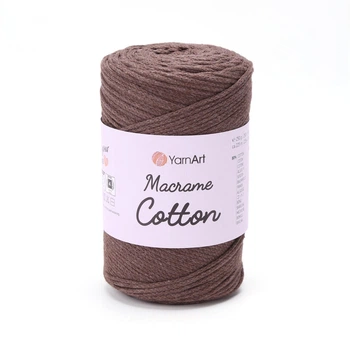 Пряжа для вязания YarnArt Macrame Cotton/Ярнарт Макраме Котон 769 Коричневый