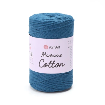 Пряжа для вязания YarnArt Macrame Cotton/Ярнарт Макраме Котон 789 Морская волна