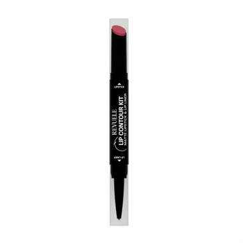 Матовая помада и карандаш 2в1 Revuele Lip Contour Kit тон 04 Коралловый (Coral), 1,8 + 0,2 г