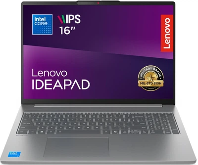 Lenovo Ноутбук Lenovo IdeaPad Slim 5-16IRH10 16" WUXGA AG, Intel i5-13420H, 32GB, F1TB, UMA, DOS, сірий