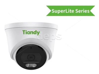 Turret Color Maker IP-камера Tiandy TC-C34XN Spec:I3W-E-Y-2.8mm-V4.2 (4МП ∠100° F-1.6 | TWDR | MIC | Color до 15м - IR до 30м)