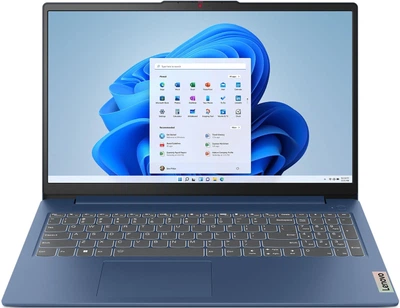 Lenovo Ноутбук Lenovo IdeaPad Slim 3-15IRH8 15.6" FHD AG, Intel i5-13420H, 16GB, F512GB, UMA, DOS, синій