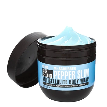 Холодне антицелюлітне обгортання для тіла Stop Cellulite Pepper Slim Mr.SCRUBBER 250 г