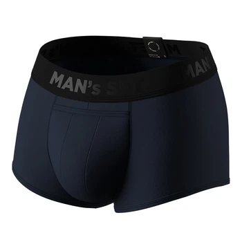 Чоловічі анатомічні спортивні боксери Sport w/fly, Black Series, темно-синій 3XL BS125-46