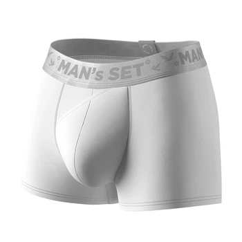 Чоловічі анатомічні боксери із бавовни, Anatomic Classic 2.0, Silver Series, білий 2XL NS100-05