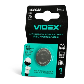 Аккумулятор литиевый Videx LIR2032