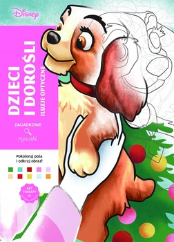 Розмальовка Дісней Olesiejuk антистрес за номерами | Zagadkowe rysunki Disney Trompe L'Oeil Babies