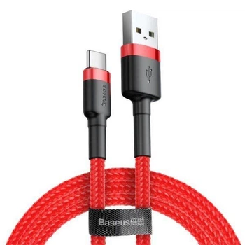 Кабель Baseus Cafule Series USB for Type-C 2м 2A (CATKLF-C09) Red