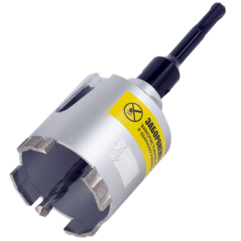 Коронка по бетону алмазна Sigma 82мм + хвостовик 110мм SDS PLUS (1510772)