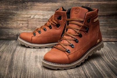 Черевики шкіряні зимові Rider Nubuck V1 руді 44