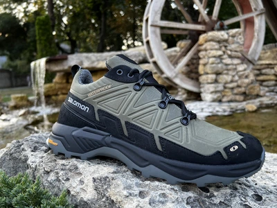 Чоловічі шкіряні кросівки Salomon Ranger Olive 44
