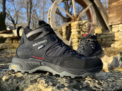 Спортивные кожаные ботинки, кроссовки термо Contagrip Gore-Tex Denim V1 44