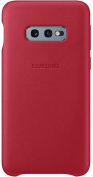 Etui Samsung Leather Cover do Galaxy S10e Red (EF-VG970LREGWW)