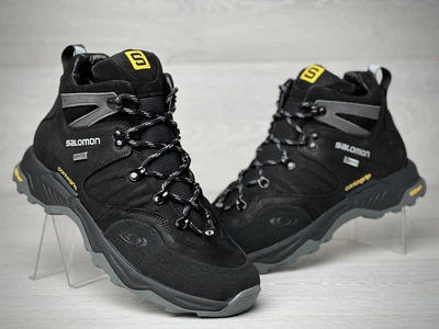 Спортивні шкіряні черевики, кросівки термо Salomon Contagrip Gore-Tex 44