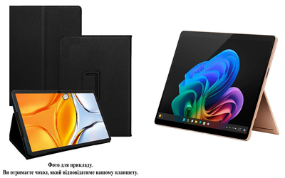 Чехол-подставка CRAYTON для Microsoft Surface Pro 10, Pro 11, Pro 11 X Elite – стиль, защита и ручная сборка, цвет Черный
