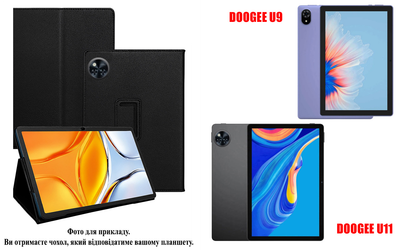 Чехол-подставка CRAYTON для DOOGEE U9, DOOGEE U11 – стиль, защита и ручная сборка, цвет Черный